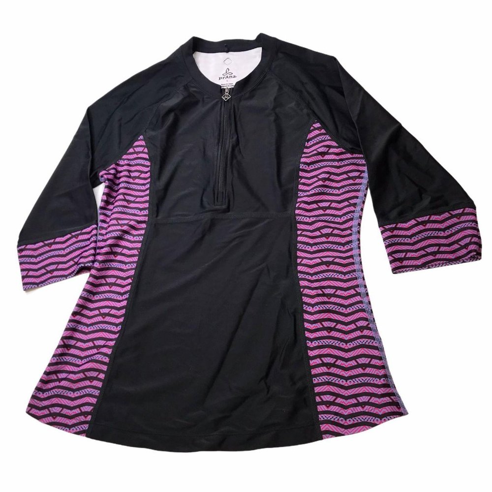 PRANA Rash Guard Surf Kayak SUP Paddle Boarding L